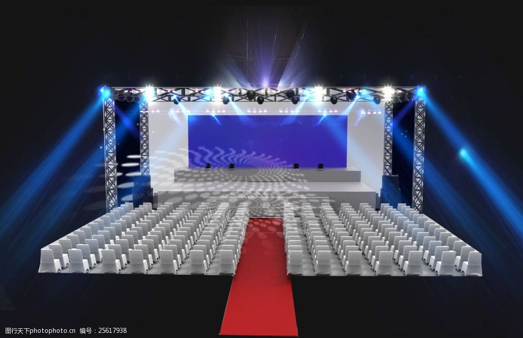 光影艺术的灵魂 灯光舞台效果图与舞台设计的完美融合